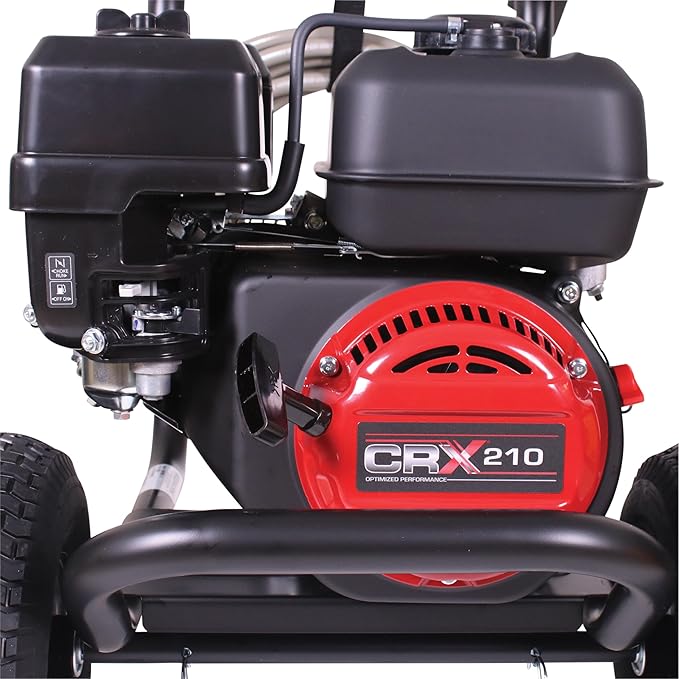 Simpson 3400 PSI Gas Pressure Washer and 15-Inch Surface Cleaner, 2.5 GPM Residential Power Washer, 25' Hose, Clean Machine, 49-State (CM61248-S)