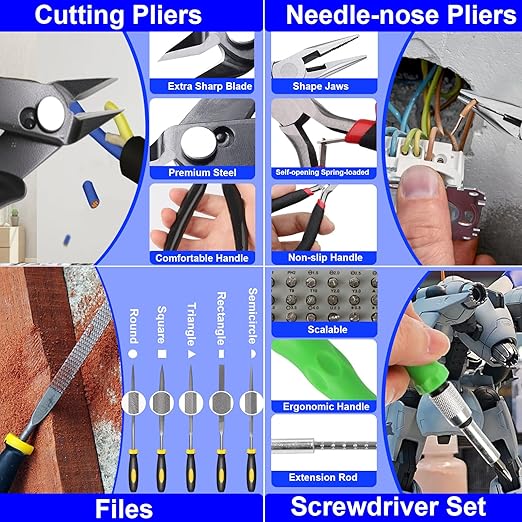 3D Printer Tool Kit, Removal Tools, Digital Caliper, Cutting Mat, Carrying Case