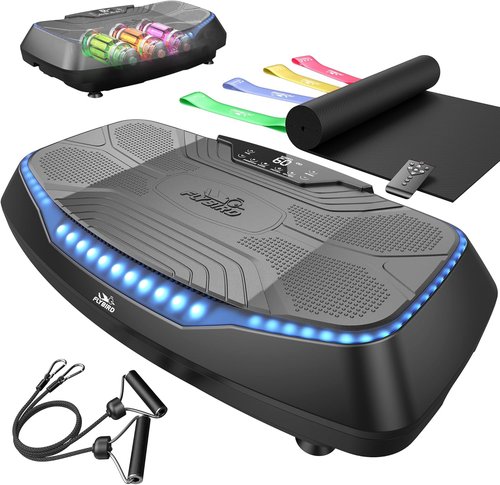 FLYBIRD Vibration Plate Exercise Machine - Adjustable Speed for Muscle Toning & Weight Loss | Full Body Workout