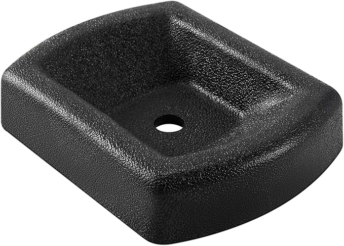 LEORAY Jack Wheel Chock, Reinforced Rubber Jack Caster Wheel Dock for Caravans and Trailers