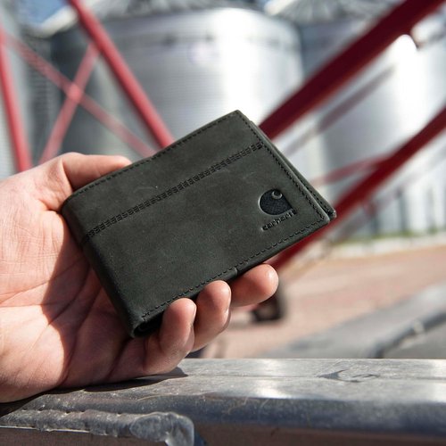 Carhartt Men's Casual Saddle Leather Wallet - Stylish, Durable Design | Multiple Colors Available