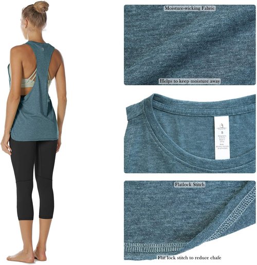 Icyzone Women's Soft Tank Top - Lightweight, Breathable Fabric | Perfect for Active Wear