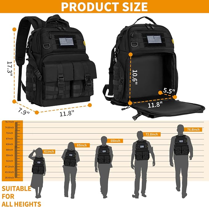 TORIBIO Camera Backpack for DSLR/SLR/Mirrorless Photography Camera,