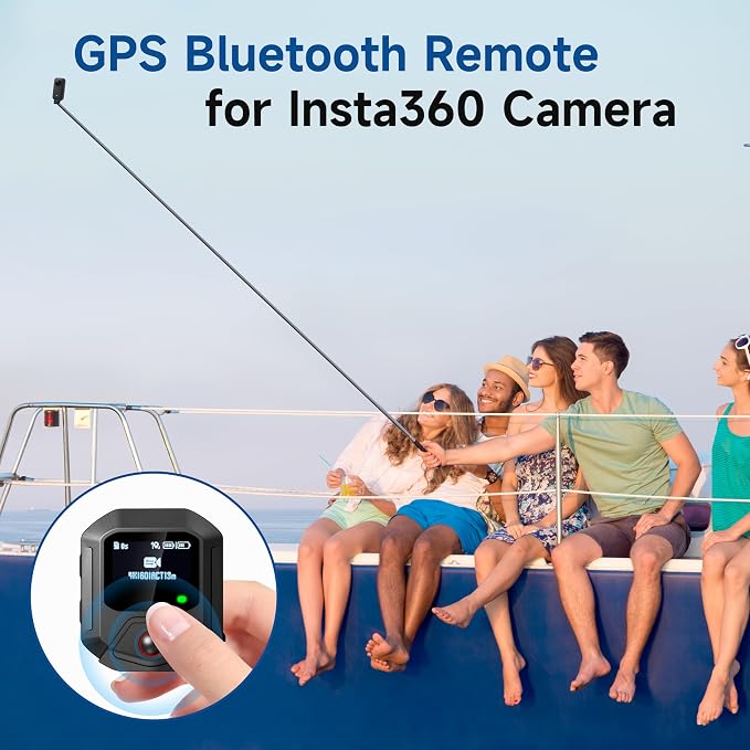 GPS Remote Control for Insta360 X5/X4/X4 Air X3/Go 3S/ACE pro 2/ACE Pro/ONE X2