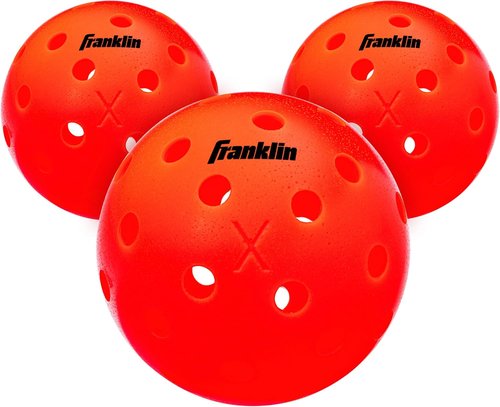 Franklin Sports X-40 Outdoor Pickleballs - Official USA Pickleball & APP Tour Regulation Size