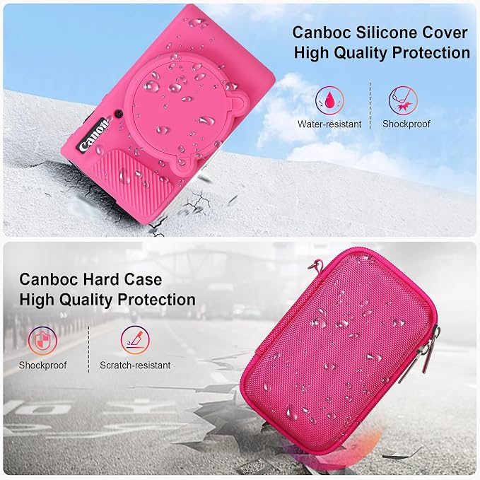 Canboc Case for Canon PowerShot SX740 SX730 HS Digital Camera, 1* Hard Carrying