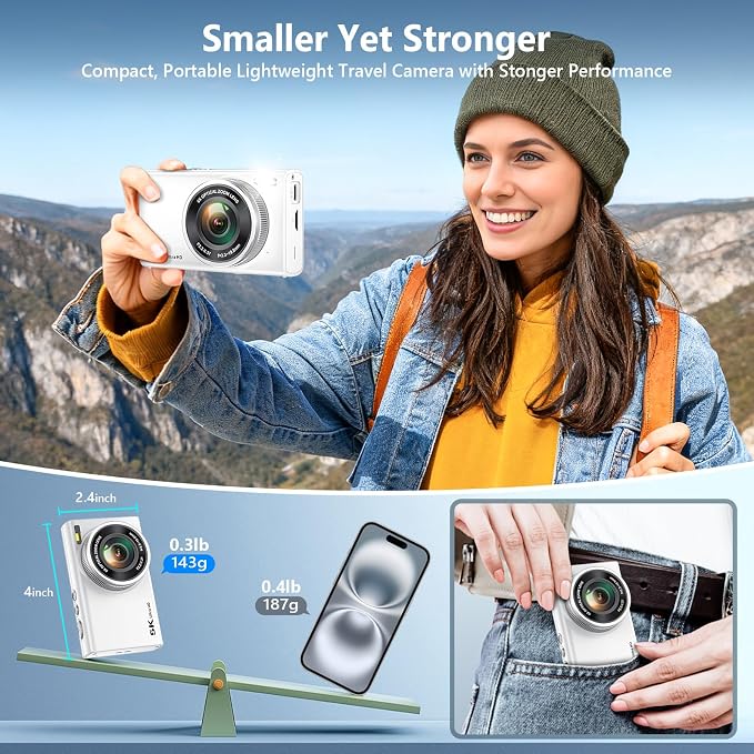 5K Digital Camera for Photography