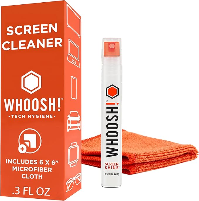 WHOOSH! Screen Shine Pocket 0.3 fl oz – Powerful Computer Screen Cleaner