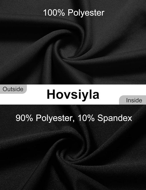HovSiyla Men's 2-in-1 Running Shorts - Quick Dry Athletic Gym Wear with Zipper Pocket | Lightweight 3-Pack