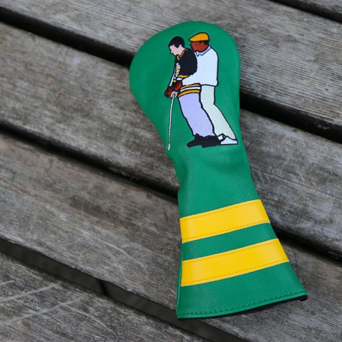 Funny Golf Head Covers - Premium Leather Driver Headcover, Fairway Wood, and Hybrid Covers - Inspired Design with Premium Embroidery - Unique Golf Gift & Accessories for Men and Women Golfers (Set)