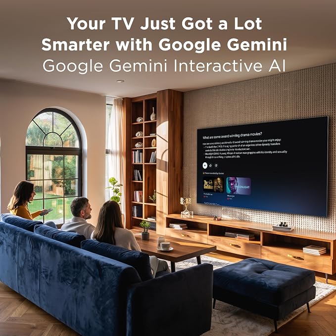 TCL 85 Inch Class QM7L Series | SQD-Mini-LED QLED Smart TV | 85QM7L, 2026 Model | 144Hz | Ultimate Color Ultra Brightness & Contrast | Google AI Bang & Olufsen | Voice Gaming Streaming Television