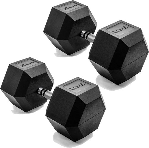 CAP Barbell Coated Dumbbell Weights - Available in Multiple Pairs & Sets for Versatile Workouts