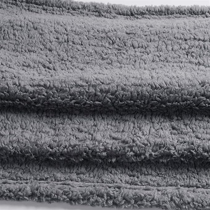 Pet Blankets for Couch Sofa Bed Dog Blankets Reversible Cat Blanket Soft Furniture Protector Cover for Small Medium Large Dogs Cats, Grey, 65 x 83 inches