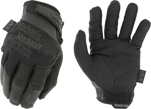 Mechanix Wear Tactical Gloves - High-Dexterity 0.5mm Work Gloves for Airsoft & Utility Use | Black, Medium