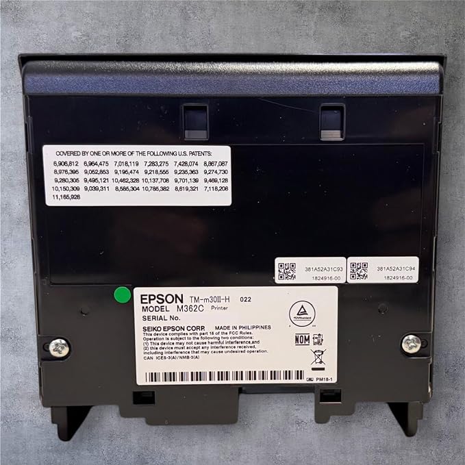 Epson, Thermal Receipt Printer, Autocutter, Epson Black, Energy Star