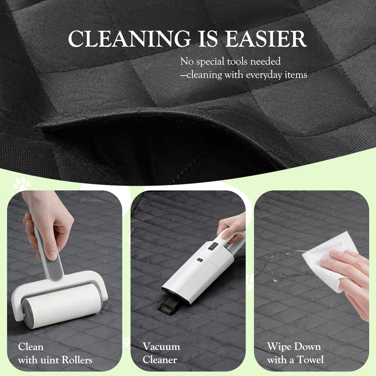Waterproof 600D Oxford Dog Car Seat Cover Anti‑Slip Hammock Mesh