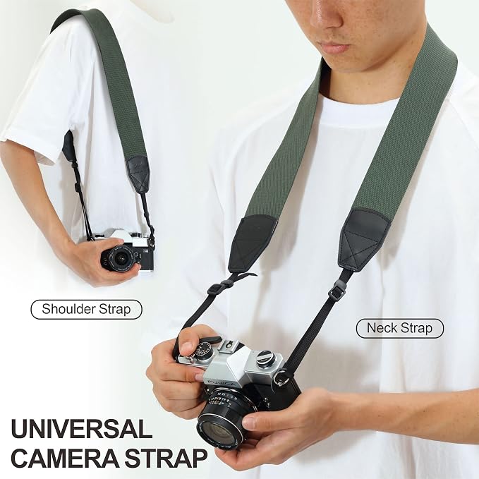 Padwa Lifestyle Dark Green Camera Strap
