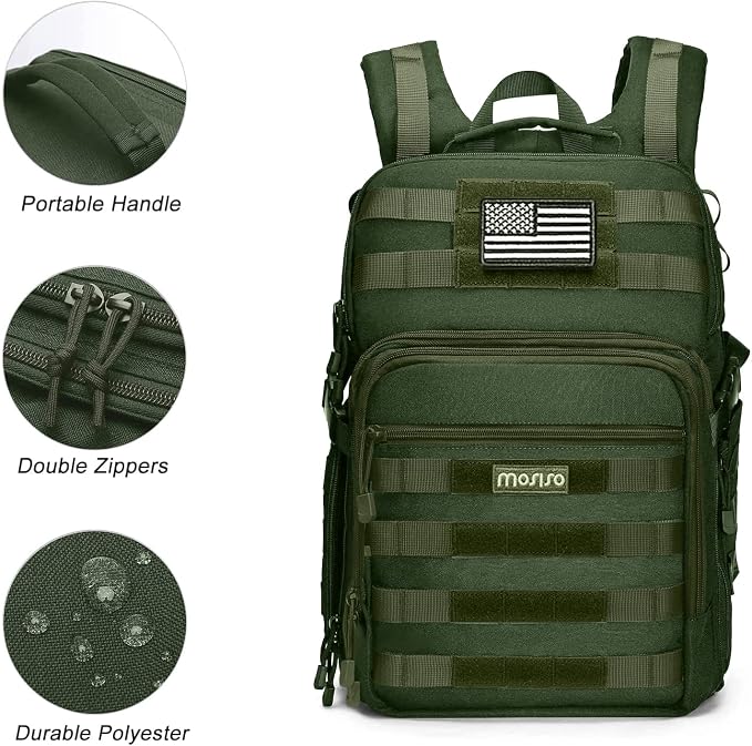 MOSISO Camera Backpack, DSLR/SLR/Mirrorless Tactical Camera Bag Case