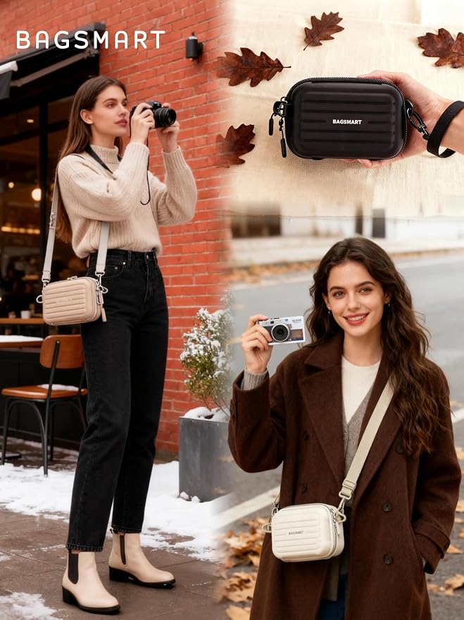 BAGSMART Digital Camera Case, Waterproof & Protective Small Camera Bag