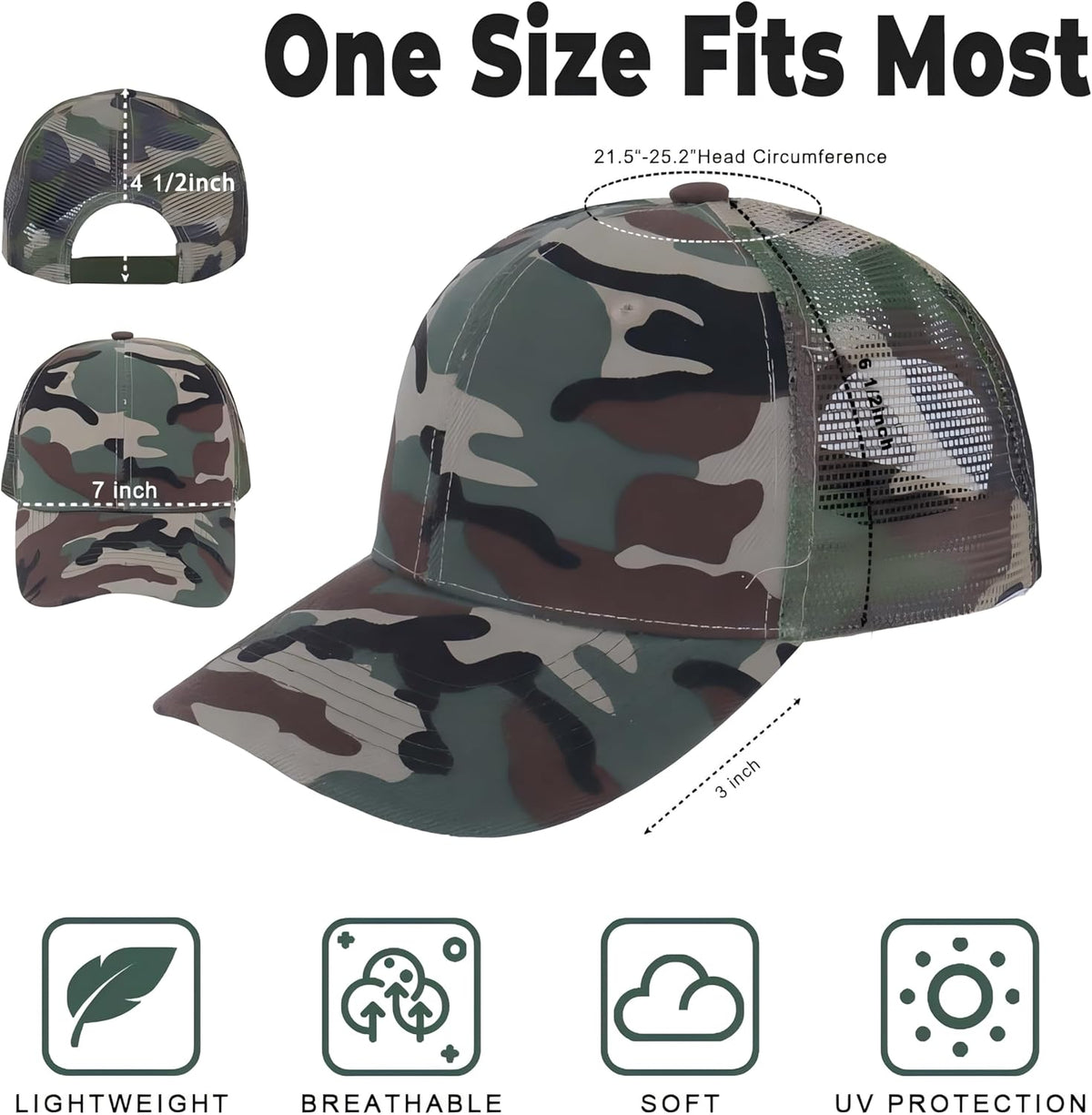 ZH 12 Pack Mesh Trucker Hats - Bulk Baseball Caps for Men & Women | Stylish & Comfortable