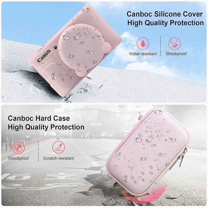 Canboc Case for Canon PowerShot SX740 SX730 HS Digital Camera, Hard Carrying