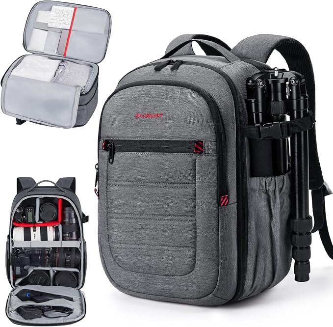 BAGSMART Camera Bag for DSLR, Waterproof Camera Backpacks for Photographers
