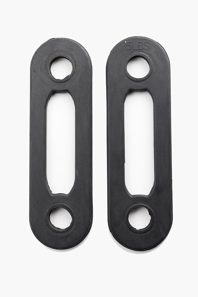 Resistance Bands Weight Straps 85lb Set, Four Pairs: (2) 2.5lb, (2) 5lb, (2) 10lb, (2) 25lb for Body by Jake