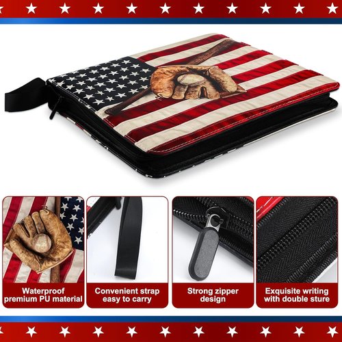 Baseball Cards Binder - 250th Anniversary Gift | 900 Pockets with 50 Double-Sided Pages for Collectors