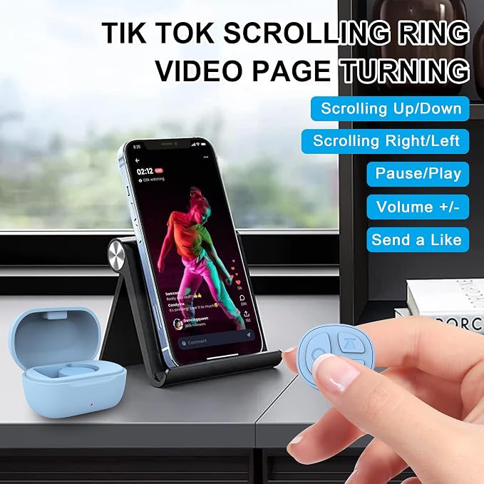 Tiktok Scrolling Ring, Scrolling Ring Remote