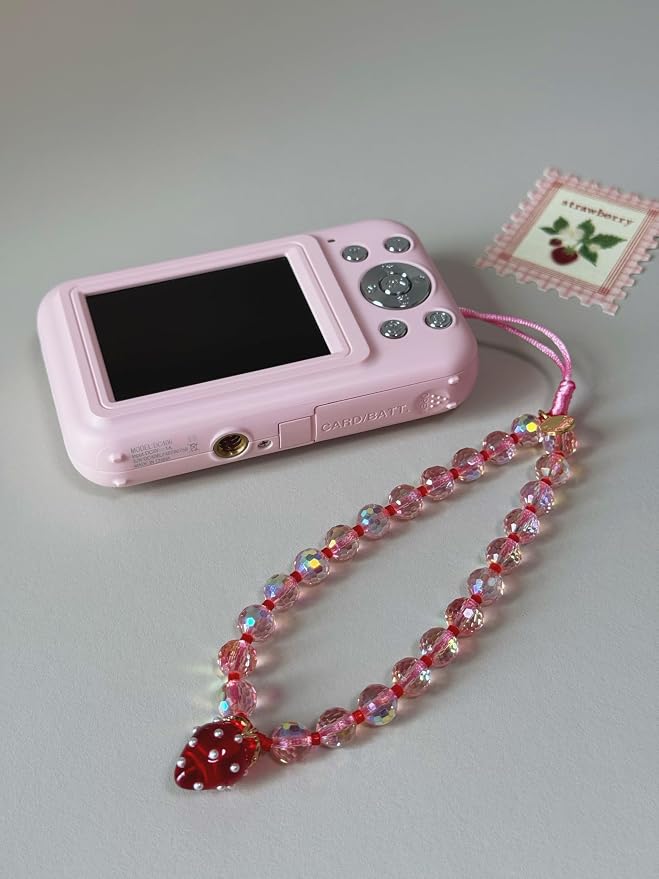 Drawwind Phone Charm Beaded Wristlet Strap Universal Cell Phone Lanyard Cute