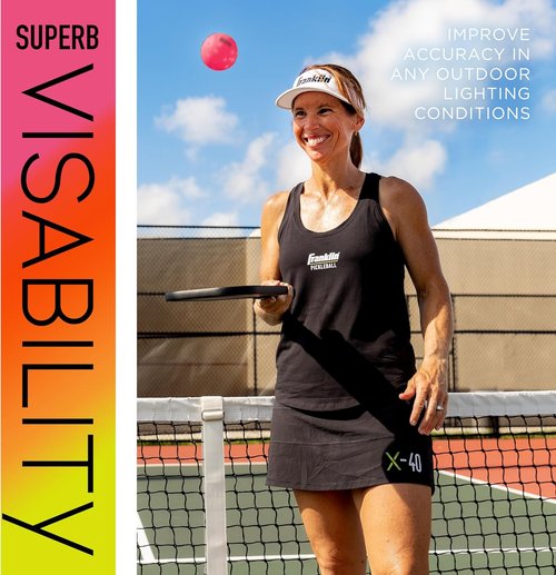Franklin Sports X-40 Outdoor Pickleballs - Official USA Pickleball Ball | Regulation Size for APP Tour & US Open