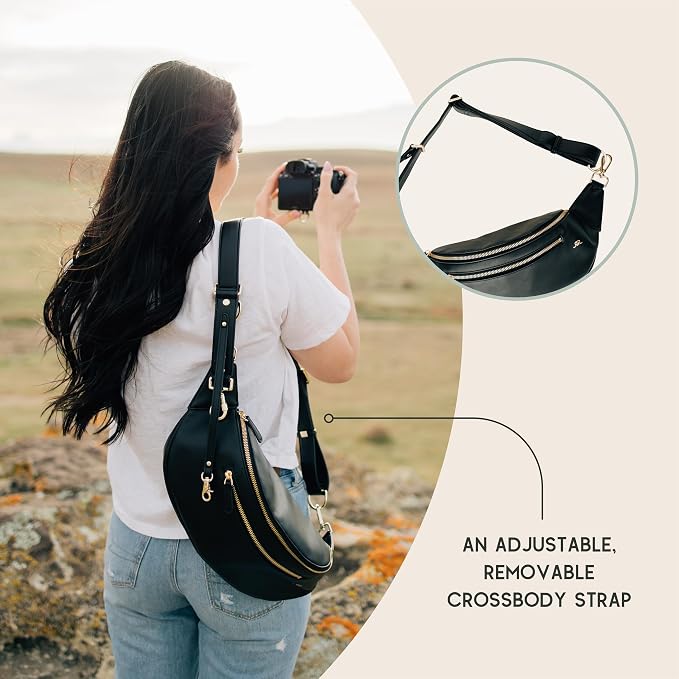 The Sidekick Camera Bag – Compact, Vegan Leather, Hands-Free Crossbody