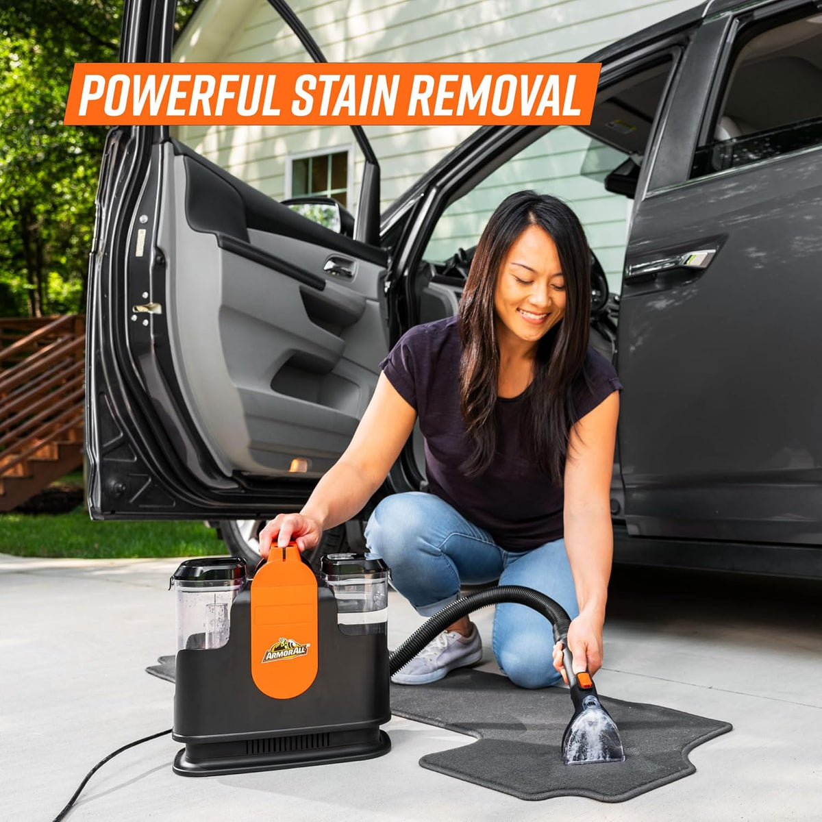 Armor All SCC301 0901 Upholstery & Carpet Cleaner, Car and Auto Detailer with Tools for Pets, Area Rugs and Couches