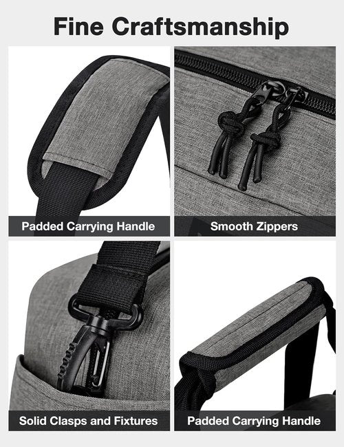 Noozion 14-Inch Mini Duffle Bag - Lightweight Gym Bag for Travel & Workouts with Multiple Pockets
