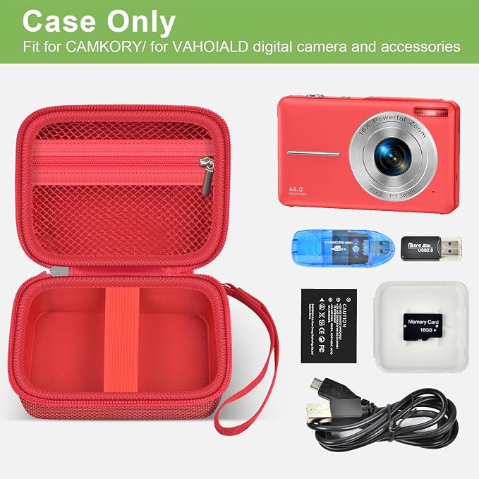 ALKOO Case Compatible with CAMKORY Digital Camera/for VAHOIALD FHD 1080P
