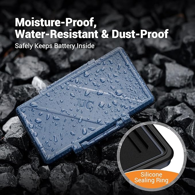 Blue 36 Slots Memory Card Case Water-Resistant Anti-Shock Memory Card Wallet