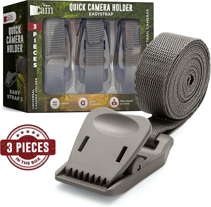 The...Cam Quick Camera Holder EasyStrap-3, Premium 3 Pack Trail Camera Straps