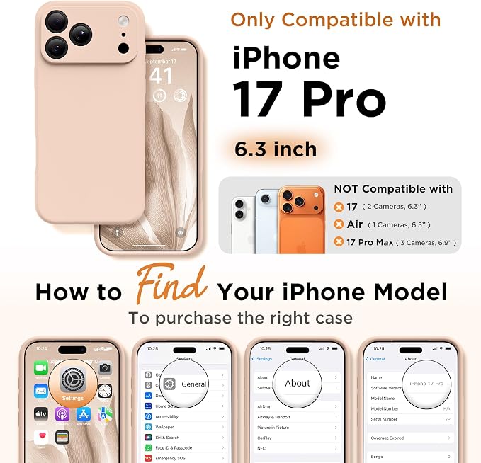 GolbinBox Magnetic for iPhone 17 Pro Case, Compatible