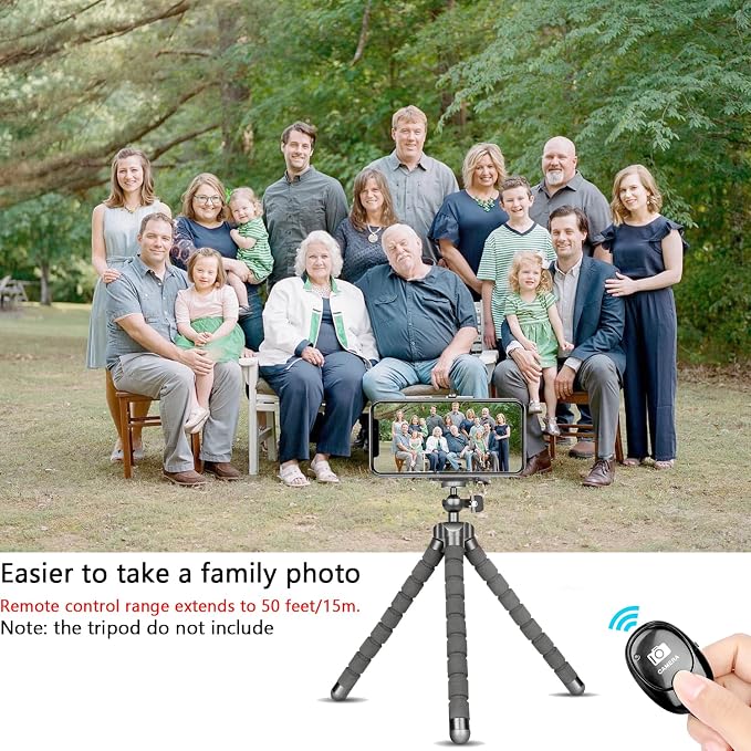Phone Camera Remote Control for Photos & Videos, Wireless Camera Remote Shutter