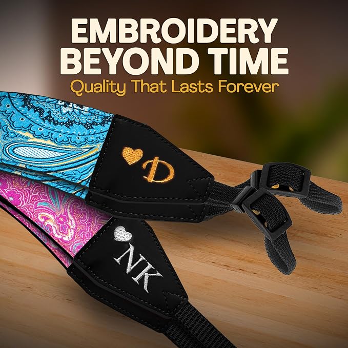 Art Tribute Custom Camera Strap Indian Sunset