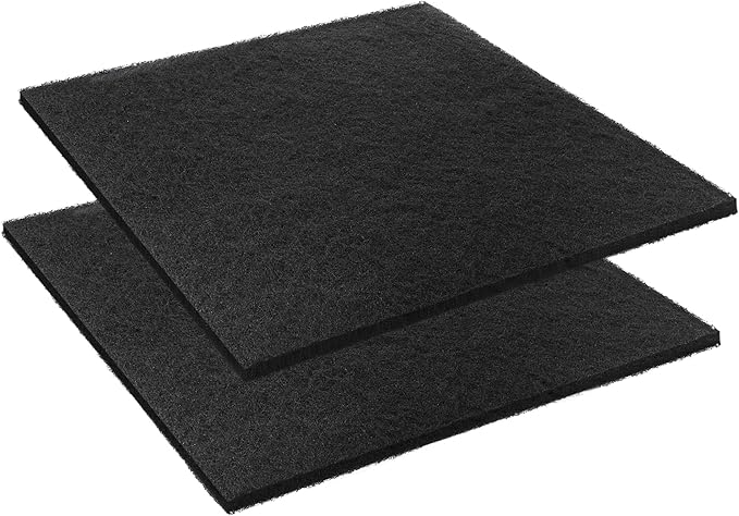 Saillong 2 Pcs 22'' Oil Drain Splash Pad, No Splatter Pad Square Pad for Car Changing Oil Transmission Drain Pan, Black