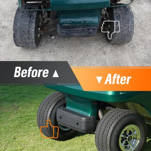GODCTSUP Club Car Front Bumper with Bolts, Fits Club Car DS 1993-UP Gas&Electric, Golf Cart Front Bumper, Replace OEM# 1016868
