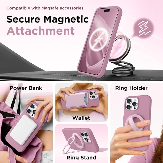 GolbinBox Magnetic for iPhone 16 Pro Max Case, Compatible