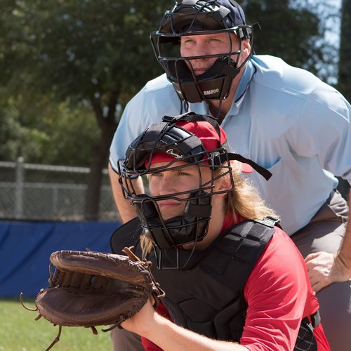 Champion Sports Pro Baseball Mask - Extra Protection for Umpires & Catchers - Adjustable Harness, Black
