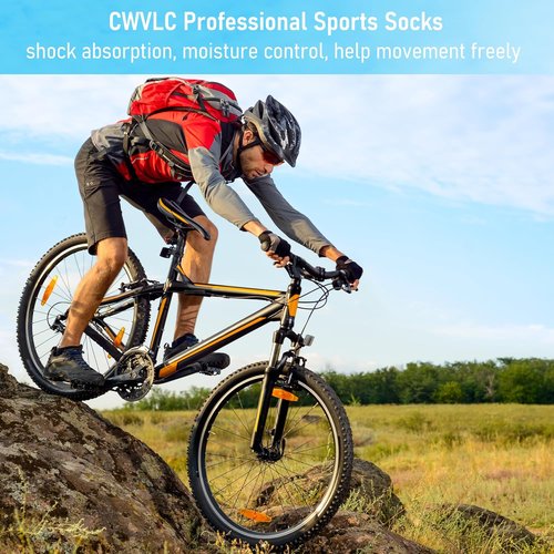 CWVLC Unisex Compression Ankle Socks - Cushioned Comfort for Athletes | Multipack