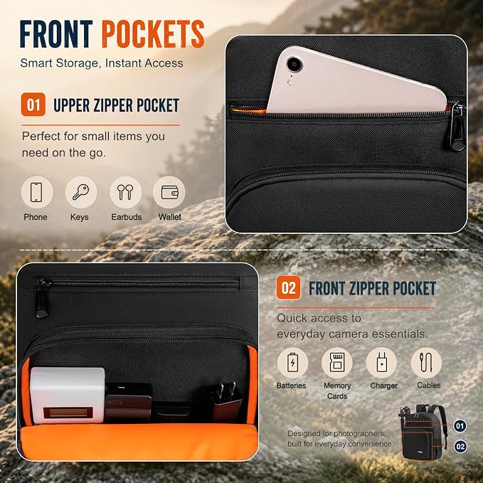 Camera Backpack for Photographers, DSLR Camera Bag