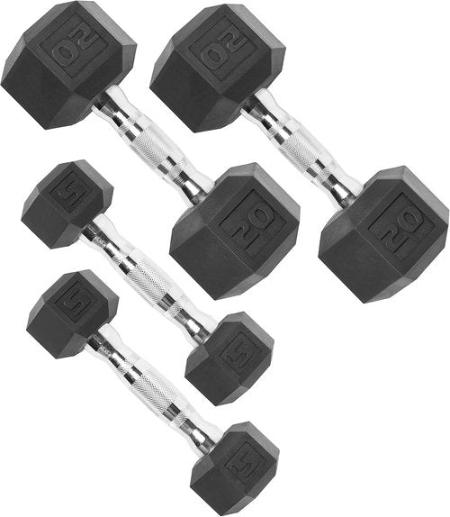 CAP Barbell Coated Dumbbell Weights - Versatile Options for Home Gym | Multiple Pairs & Sets Available