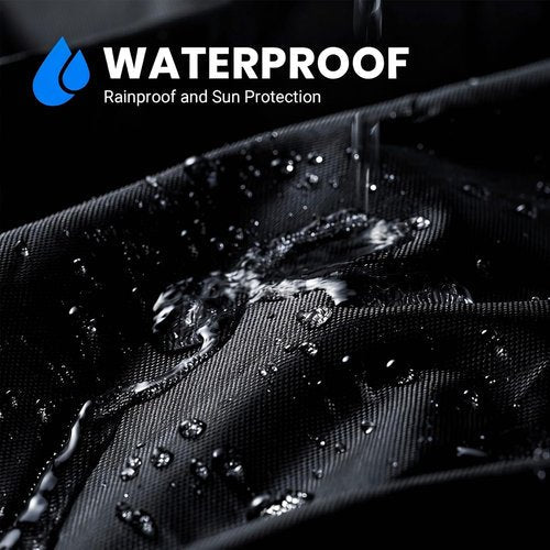 Favoto Waterproof Bike Cover - Heavy Duty Protection for 1 or 2 Bikes | Black, UV & Rain Resistant