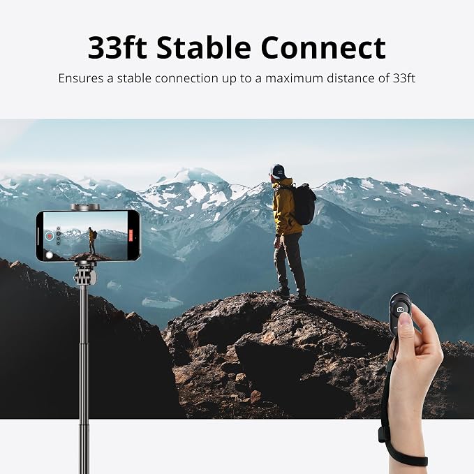 ATUMTEK Camera Remote Shutter for iPhone and Android Smartphones, Wireless