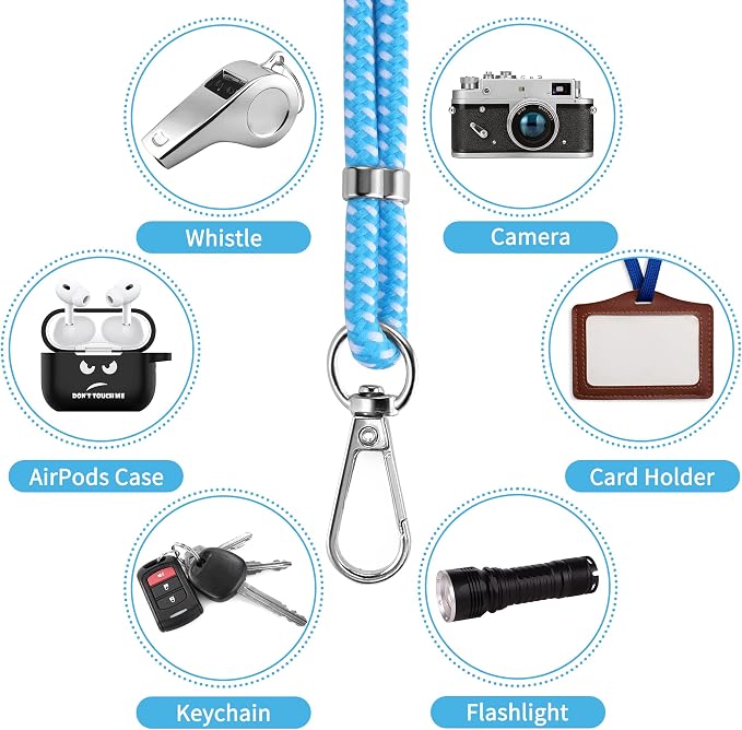 CACOE Phone Lanyard 2 PCS-2 PCS Adjustable Neck Strap, Universal Crossbody